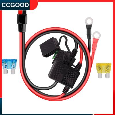 CCGOOD สาย10AWG ตัวยึดฟิวส์แบบบวกลบคู่สไตล์ Atc สำหรับยานยนต์