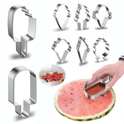 Popsicle Mold Gadget Watermelon Slicer Model Kitchen Creative Mould Shape V9V5