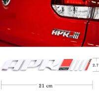 โลโก้ตัวอักษร เอพีอาร์ ขนาด 21 * 2.7 cm APR Stage III 3+ Rear Trunk Emblem Sticker for VW GOLF Audi R8 RS A3 A4 Q5