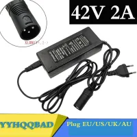 Newprodectscoming 36V Chargerr 42V 2A electricc bike lithium batteryy chargerr for 36V lithium batteryy pack with 3-Pin XLR Socket/connector