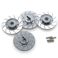 4PCS Metal Brake Disc Wheel Rim Box Metal Hex Adapter 12mm for 1/10 Sakura D4 On-Road Racing RC Car Parts