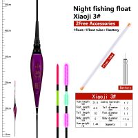 1PC Electric Fishing Float+1 CR425+1 Float Tube Composite Nano Luminous Buoy Lake River Fishing Bobber Fishing Float Accessories Accessories