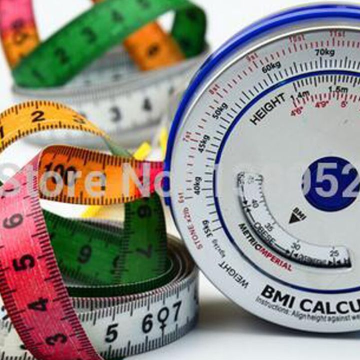 ตลับเมตร-bmi-เครื่องคำนวณ-bmi-สุขภาพสายวัดดัชนี-m-พร้อมหดได้