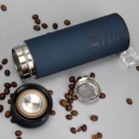 Vacuum Flask Thermos Mug Coffee For Tea Stainless Steel Cup Portable Car Insulated Bottle Travel Thermal Mug tumbler 500ml