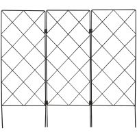 【hot】♧№℗  Garden Trelli Support for Climbing Vine and Stands Metal Wire Lattices Panel