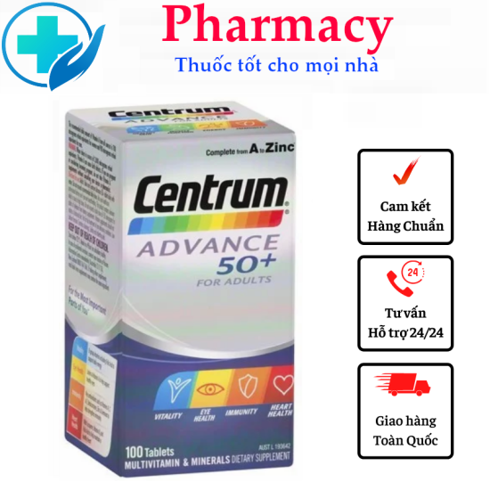 Vitamin tổng hợp cho người trưởng thành centrum advance for adults 100 - ảnh sản phẩm 1