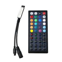 【✲High Quality✲】 122cc store ตัวควบคุม Led Ir Rgb สำหรับ Rgb Smd 3528 5050แถบไฟ Led Mini 44ปุ่มไฟ Led หรี่รีโมทควบคุม Ir อินพุต Dc5v/12v24v 6a