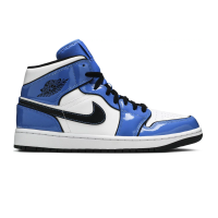 รองเท้าผ้าใบ Jordan 1 Mid Signal Blue - PROSPER