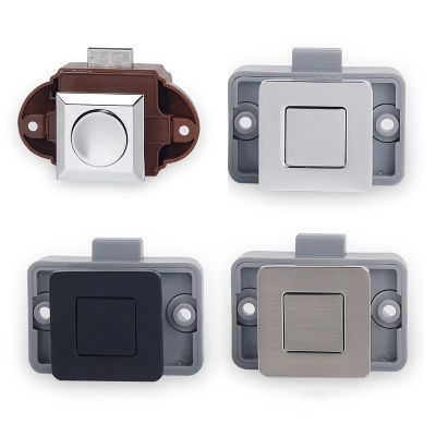 【CC】❣❁ↂ  KAK 10pcs Camper Car Push Lock RV Boat Motor Cabinet Drawer Latch Locks Keyless Door Hardware