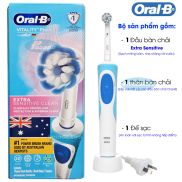 Bàn chải đánh răng điện Oral-B Vitality Extra Sensitivesạch mảng bám