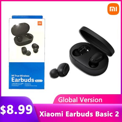 ZZOOI Global Version Xiaomi Redmi Earbuds Basic 2 Wireless Bluetooth Headphones Mi Earphones With Microphone Laptop For Android Iphone