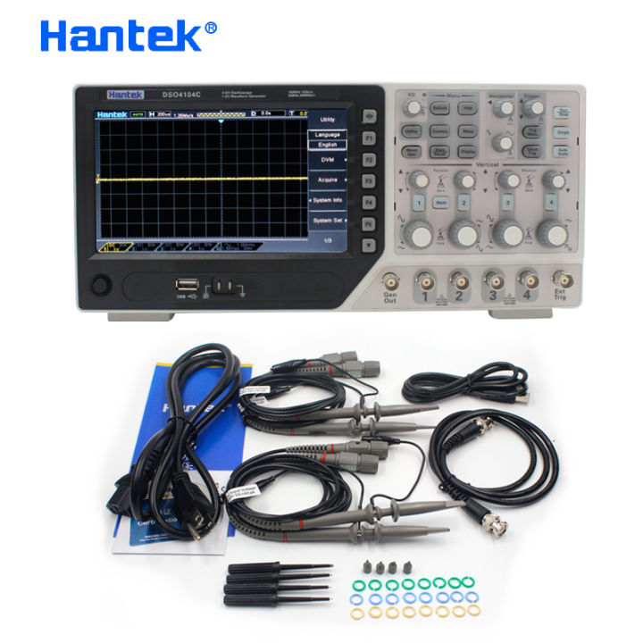 Hantek DSO4104C Digital Storage Oscilloscope 4 Channel 100Mhz Bandwidth ...