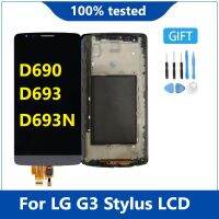 คุณภาพ AAA 5.5 "; สำหรับ LG G3 Stylus D690 D690N จอแสดงผล LCD Touch Screen SENSOR Digitizer ASSEMBLY สำหรับ LG G3 Stylus LCD กรอบ