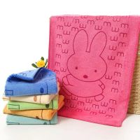 Cute Rabbit Microfiber Bath Towel 25*50cm Kawaii Soft Baby Kids Boys Girls Towels Women Beach Swimming Absorbent Quick Dry Towel Towels