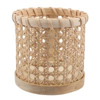 Rattan Chopsticks Storage Handmade Spoon Organizer Holder Pen Pencils Organization Vase Support Home Kitchen Table Decor