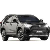 โมเดลรถของเล่นแบบหล่อจาก RAV4รถ SUV JACKIEKIM แบบ1:32ประตูเปิดใช้งานเป็นของขวัญสำหรับเด็ก