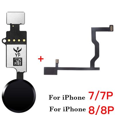 Home Butoon dan Home Touch ID Tombol Sidik Jari Return Konektor Koneksi Motherboard Kabel Flex untuk iPhone 6 6S 7 8 Plus