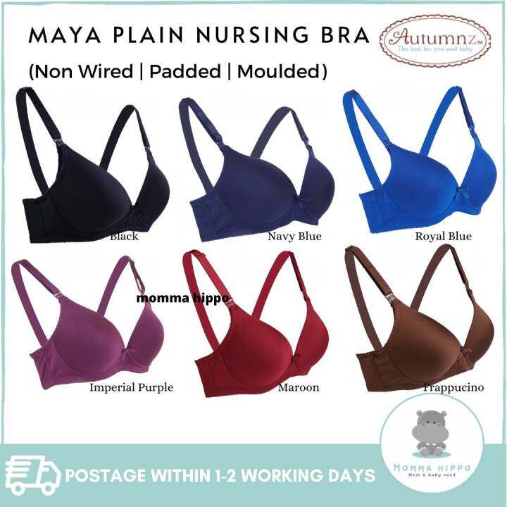 Autumnz Maya Plain Nursing Bra (No Underwired & Padded) Lazada