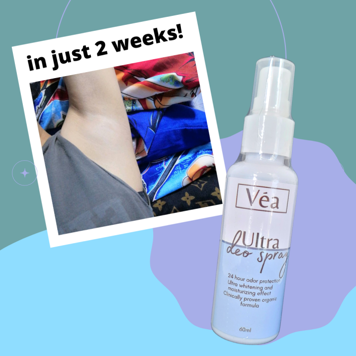 Vea Underarm Whitening Spray Ultra Deo Spray Underarm Spray Skin
