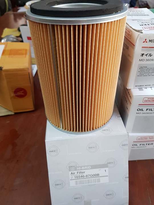 กรองอากาศ-ไส้กรองอากาศ-air-filter-nissan-big-m-bdi-bd25-เครื่อง-2-5-ฝาแดง-ปี1990-1995-hi-bridพร้องส่ง