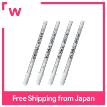 1 Pcs Japan Imported Jelly Roll 0.8mm White Gel Pen Highlight