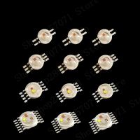 10 pcs RGBW (RGB+W+Y+UV) 6W 9W 12W 15W 21W LED Lamp Emitter Diodes For Stage Lighting High Power LED 45mil Epistar LED ChipElectrical Circuitry Parts