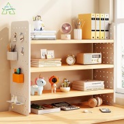 KS Desk bookshelves, perforated boards, desktop shelves