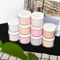 50g 2oz/ขวดNudeผงเล็บอะคริลิค 20 สีสีขาวสีชมพูClear Extension Builderแกะสลักประติมากรรมแป้งpolymer Artฝุ่น-Yeors