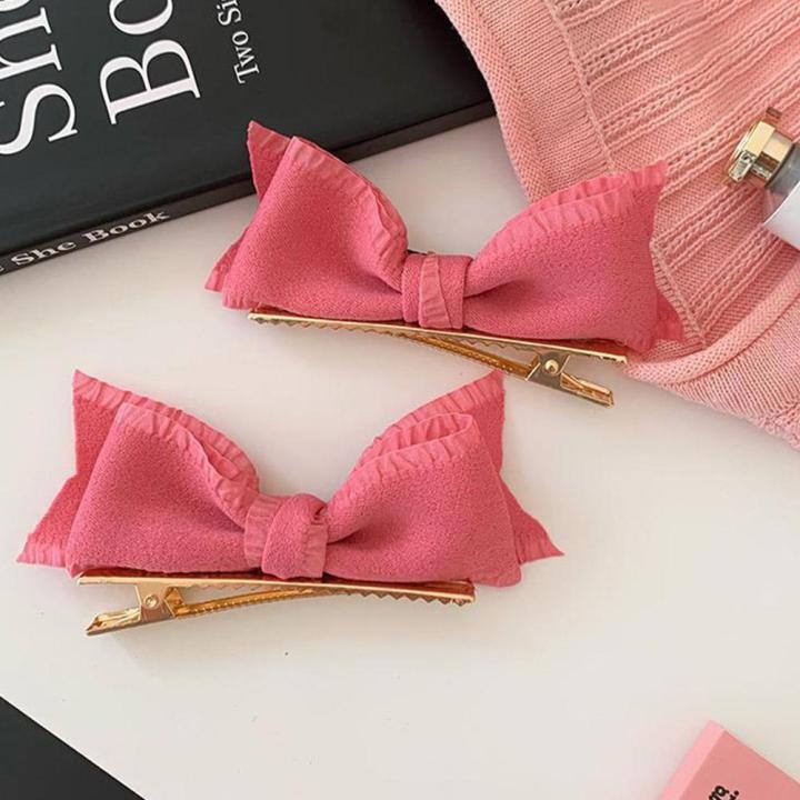 barbie-pink-bow-hairpin-fabric-princess-bow-hairpin-hairpin-side-duckbill-accessories-j5h5