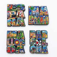 ✒ Spain Fridge Magnets Barcelona Madrid Mallorca EspanaTourism Souvenir Soft Silicone Magnetic Refrigerator Sticker Decor Gifts