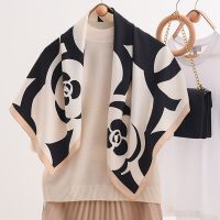 ✐✁  Spring Scarf Womens Luxury Design Scarf Silk Smooth Scarf Soft Muslim Headband Shawl Beach 90x90cm