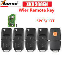 5ชิ้นล็อต XHORSE XKB508EN VVDI ลวด Universal Remote Key B5สไตล์2ปุ่มสำหรับ VVDI Key Tool, VVDI2 (เวอร์ชันภาษาอังกฤษ)