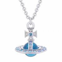 Westwood Vivian Vivienne Westwood Vivian Saturn three-dimensional glass bead pendant necklace Naiwan same style