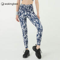 Wakingbee WB Leggings Prints (Swirl) เลกกิ้งออกกำลังกาย รุ่นขายดีที่สุด ผ้านุ่มพิเศษ ใส่สบาย ยืดหยุ่น กระชับ แห้งเร็ว กันยูวี