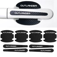 Car Side Scratches Resistant Stickers Door Handle Protector Decals Decoration for Mitsubishi Outlander Logo Lancer 10 ASX L200