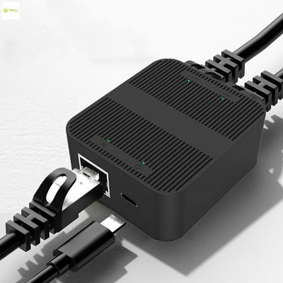RJ45ตัวแยกอีเธอร์เน็ตพลังงานตัวแยกอีเธอร์เน็ต1ถึง2 USB สายเคเบิลขนาดเล็กที่มีความเร็วกิกะบิตสำหรับแมวที่รองรับกว้าง5/6/7