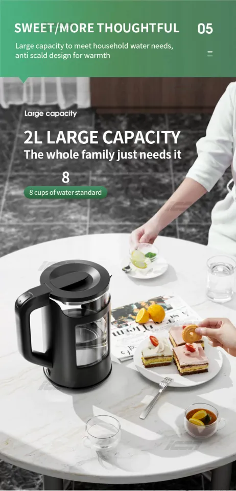 Get 2L Double Layer Anti-Scald Household Large Capacity Electric