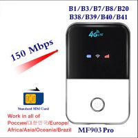 4G LTE Pocket Wifi Router Car Mobile Hotspot Wireless Broadband Mifi Unlocked Modem with Sim Card Slot FDD B1,3,7,8,20