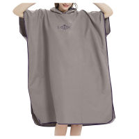 New Fashion Bath Towel Hooded Robe Poncho Quick Dry Swimming Beach Surf Bathrobe Quick Drying Changing Robe Bath Towel#g3