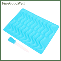 FineGoodWell แม่พิมพ์ซิลิโคนรูปหนอนงู20ช่องแม่พิมพ์ช็อคโกแลตขนมน้ำตาลแม่พิมพ์เยลลี่แม่พิมพ์หลอดน้ำแข็งเครื่องมืออบเค้ก