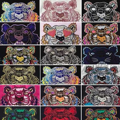 KENZOˉ [Special Offer] Takata Tiger Head Embroidery T-Shirt Mens Round Neck Short-Sleeved New Slim T Couple Models Modal