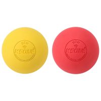KSONE 2PCS Massage Ball 6.3cm Fascia Ball Lacrosse Ball Yoga Muscle Relaxation Pain Relief Portable Physiotherapy Ball, 1 &amp; 2