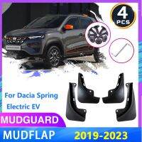 บังโคลนสำหรับ Dacia Spring 2022ไฟฟ้า EV 2019 ~ 2023ที่บังโคลนบังโคลนชายบังโคลนกระเซ็นอุปกรณ์เสริมรถยนต์ Stying