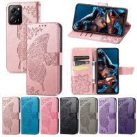 เคสโทรศัพท์แฟชั่นที่สร้างสรรค์สำหรับ Poco X2 X3 X3 GT X3 Pro X3 NFC X4 NFC X4 GT X4 Pro X5 X5ฝาพับหนังเคสโทรศัพท์ที่ใส่บัตรกระเป๋าเงินพร้อมสายคาดที่คล้องบัตเตอร์ฟลาย