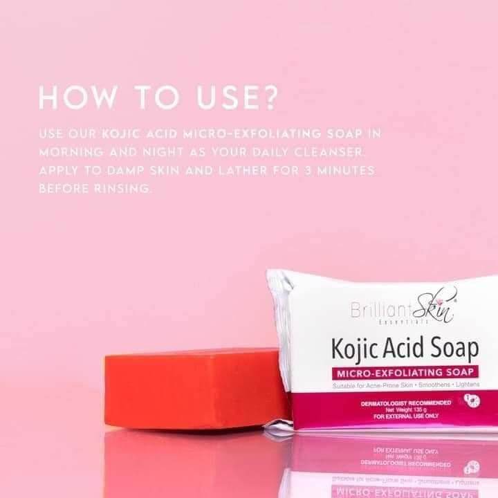 Brilliant Kojic Acid Soap MicroExfoliating Soap Lazada PH