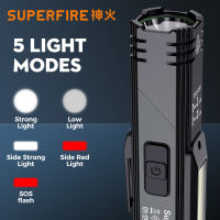 Supfire G19แบบพกพา LED ซังไฟฉาย H Ead Light แม่เหล็ก,USB ชาร์จสำหรับตกปลาตั้งแคมป์ทำงานแสงที่มีประสิทธิภาพหัวไฟฉาย