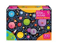 หนังสืออังกฤษใหม่ Book and Jigsaw Space Maze (Usborne Book and Jigsaw) [Paperback]