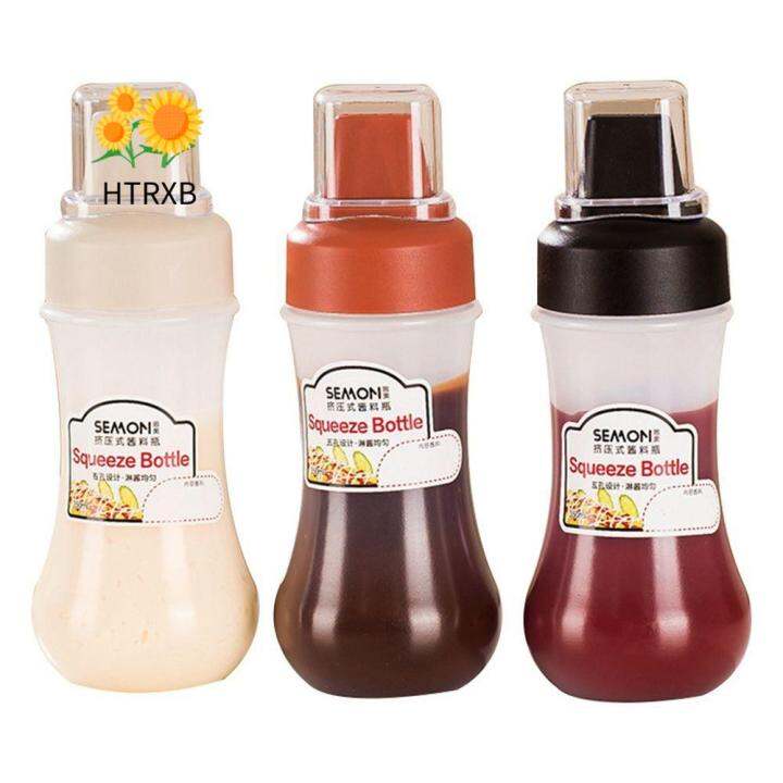 htrxb-350ml-น้ำมันมะกอกมัสตาร์ด-mayo-เครื่องมือทำครัวฉีดตัวบีบน้ำซอสขวดบีบขวดนมพร้อมช้อนขวดเครื่องปรุงอาหาร