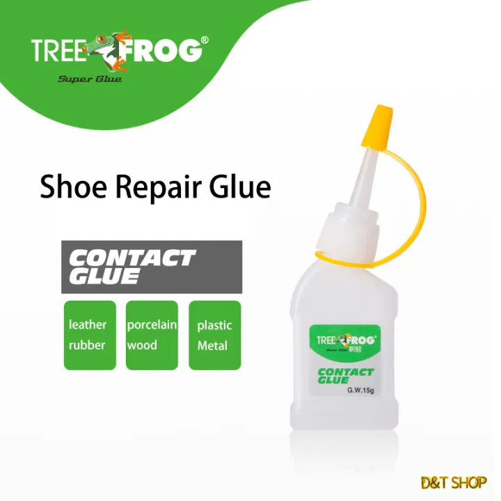 Tree frog flexible shoe glue 15g rubber leather special low odor