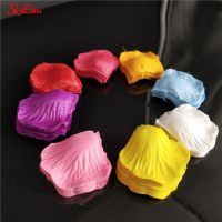 ¤♦卐 1000Pcs 4.5x4.5cm Artificial Flowers Simulation Rose Petals Decorations Wedding Marriage Room Flower 7z